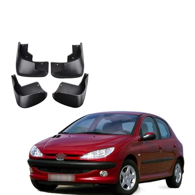 falde del fango delle guardie di 4Pcs EVA Car Fender Mud Flaps Front Rear Mudflaps Mud Splash per Peugeot 206 1998-2012